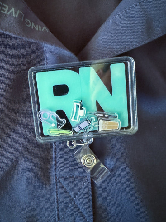 RN Shaker Badge Reel (Dark)